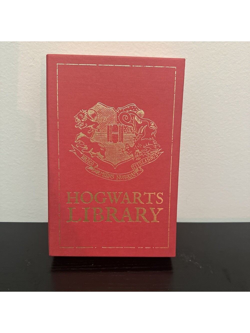 Red Boxed 3 book set The Hogwarts Library J K Rowling Fantastic Beasts Beedle